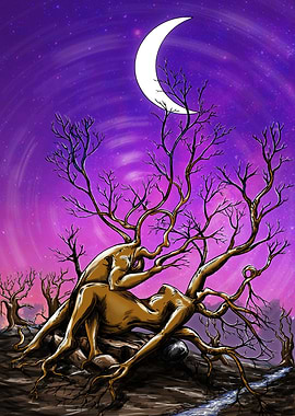 TREES DANCE IN MOONLIGHT