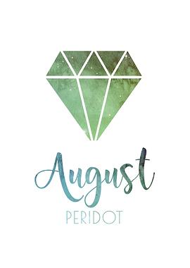 August Peridot birthstone