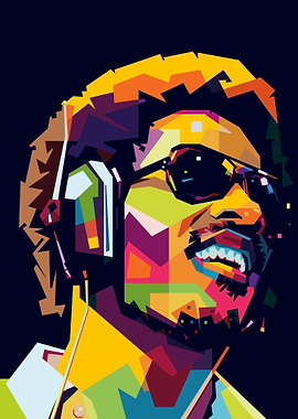 Stevie Wonder in Pop Art