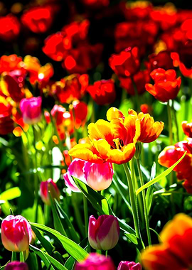 Colorful Tulips