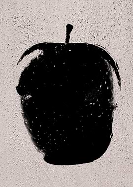 Graffiti Black Apple 04