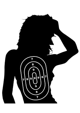 Female Human Shape Target