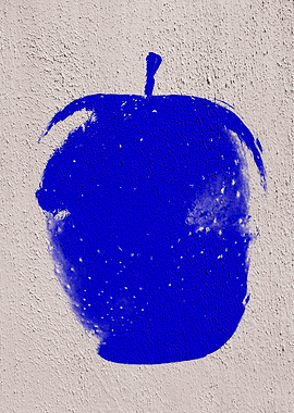 Blue Graffiti Apple 04