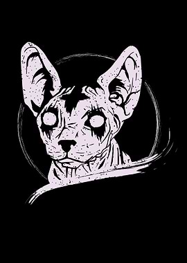 Sphynx Cat Gothic