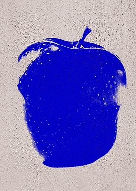 Blue Graffiti Apple 03