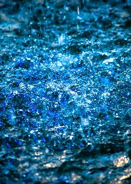 Water Color Blue
