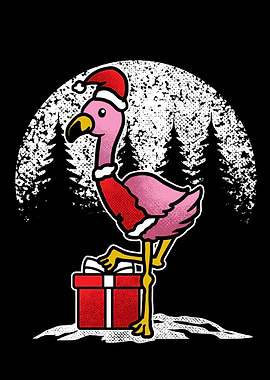 Christmas Flamingo