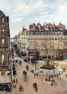 Pissarro Rue Saint Honore