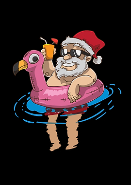 Santa Claus Flamingo