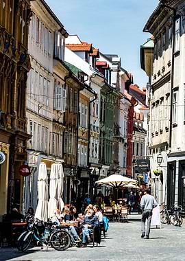 Streets in Ljubljana