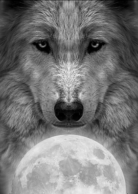 wolf king of the moon