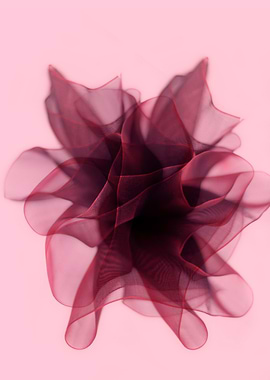 Abstract tape flower
