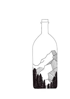mountain bottle
