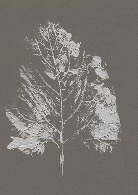 Burdock leaf print