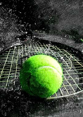 Tennis art print w 11
