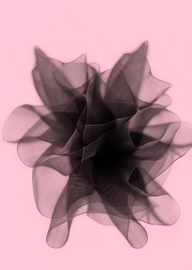 Abstract tape flower