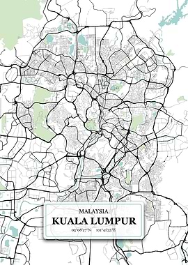 Kuala Lumpur City Map