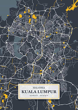 Kuala Lumpur City Map