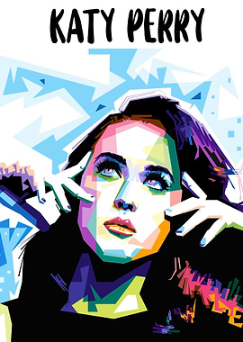 katy perry pop art style