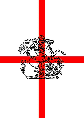 George and the Dragon Flag
