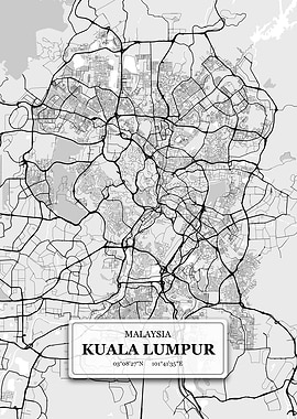 Kuala Lumpur City Map
