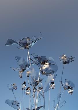 Glass poppies