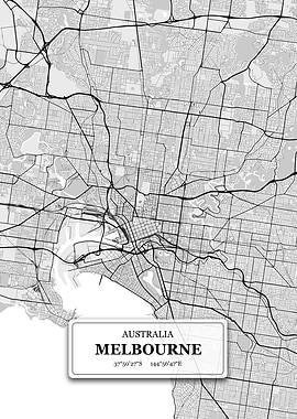 Melbourne City Map
