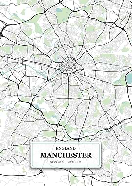 Manchester City Map