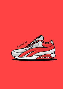 RED SNEAKERS BY EAPSY GD