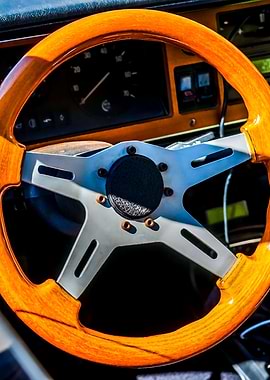 Orange Driving Wheel