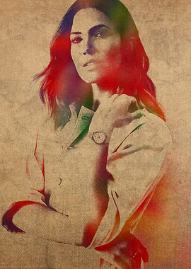 Mandy Moore Watercolor Art