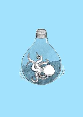 Octopus in a Bulb