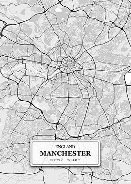 Manchester City Map