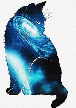 cats and Milky Way galaxie