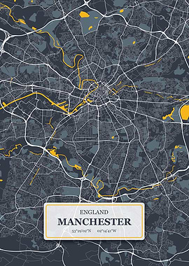 Manchester City Map