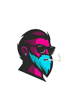 Retro Hipster with shades