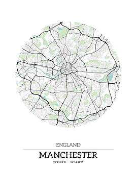 Manchester City Map