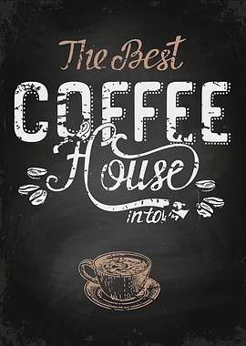 Coffee lettering