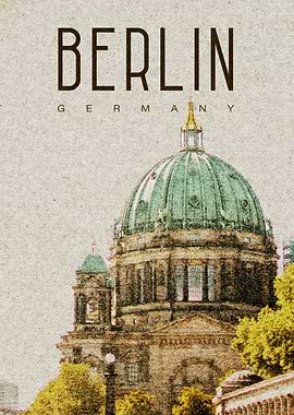 Berlin Vintage poster