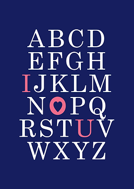 alphabet art for baby girl