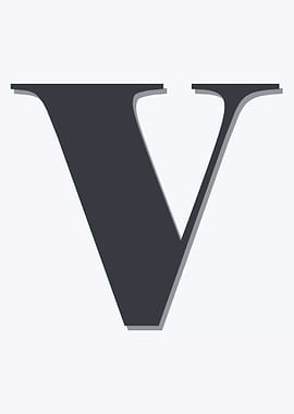 letter v