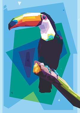 Toucan Bird popart