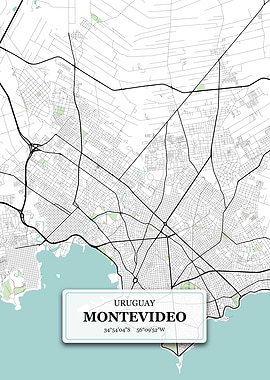 Montevideo City Map