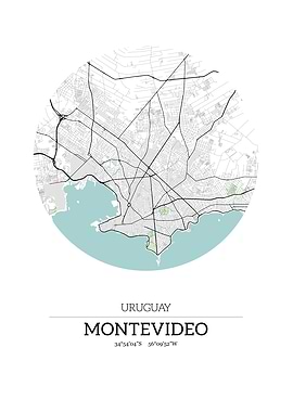 Montevideo City Map
