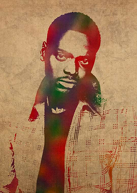 Daniel Kuluuya Watercolor