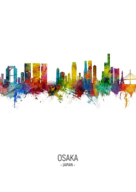 Osaka Skyline Japan