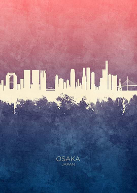 Osaka Skyline Japan