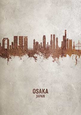 Osaka Skyline Japan