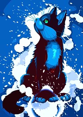 The Cool Kitty Abstract