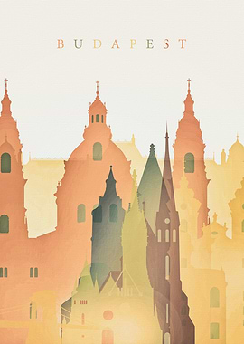 Budapest Hungary Skyline